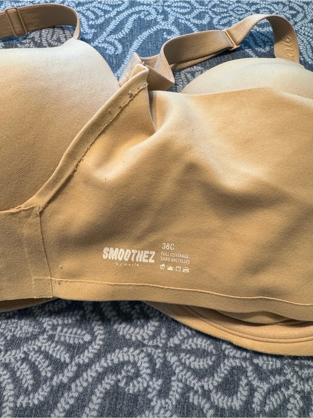 Aerie Smoothez T-Shirt Bra in Tan Nude
